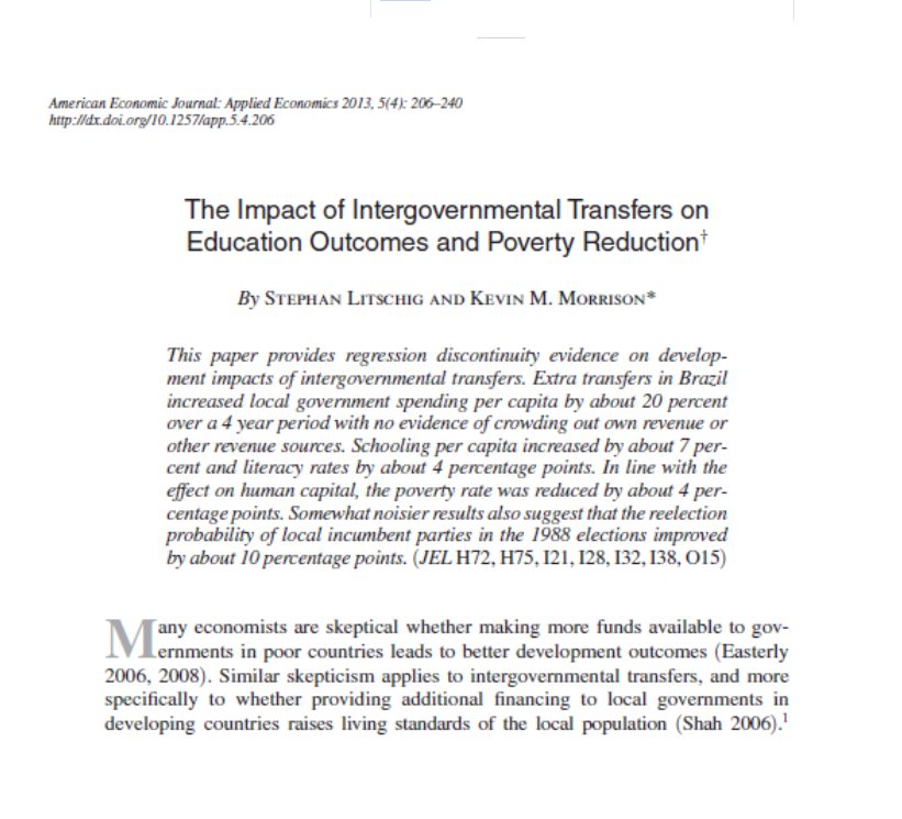 Do local governments use additional block grants to the benefit of the local population?