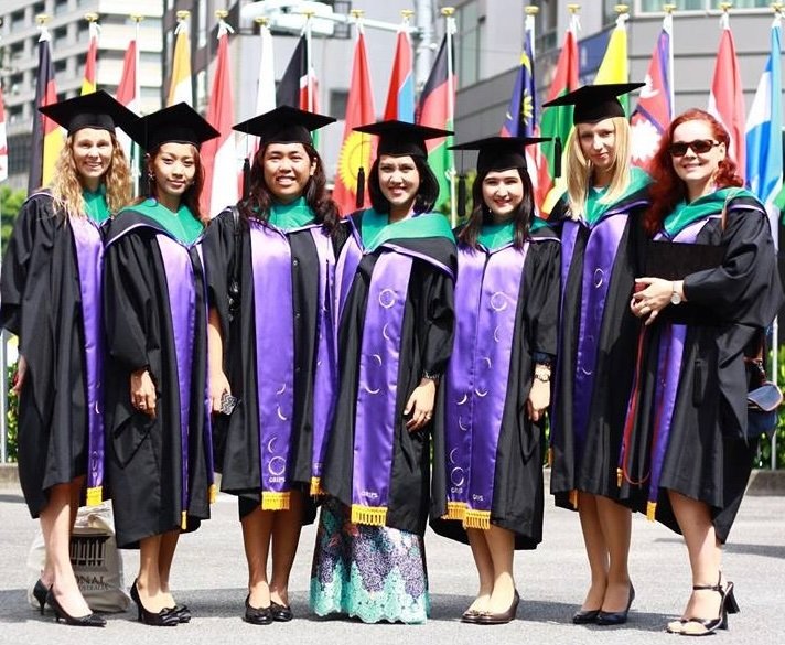 GRIPS graduation with YLP friends and classmates