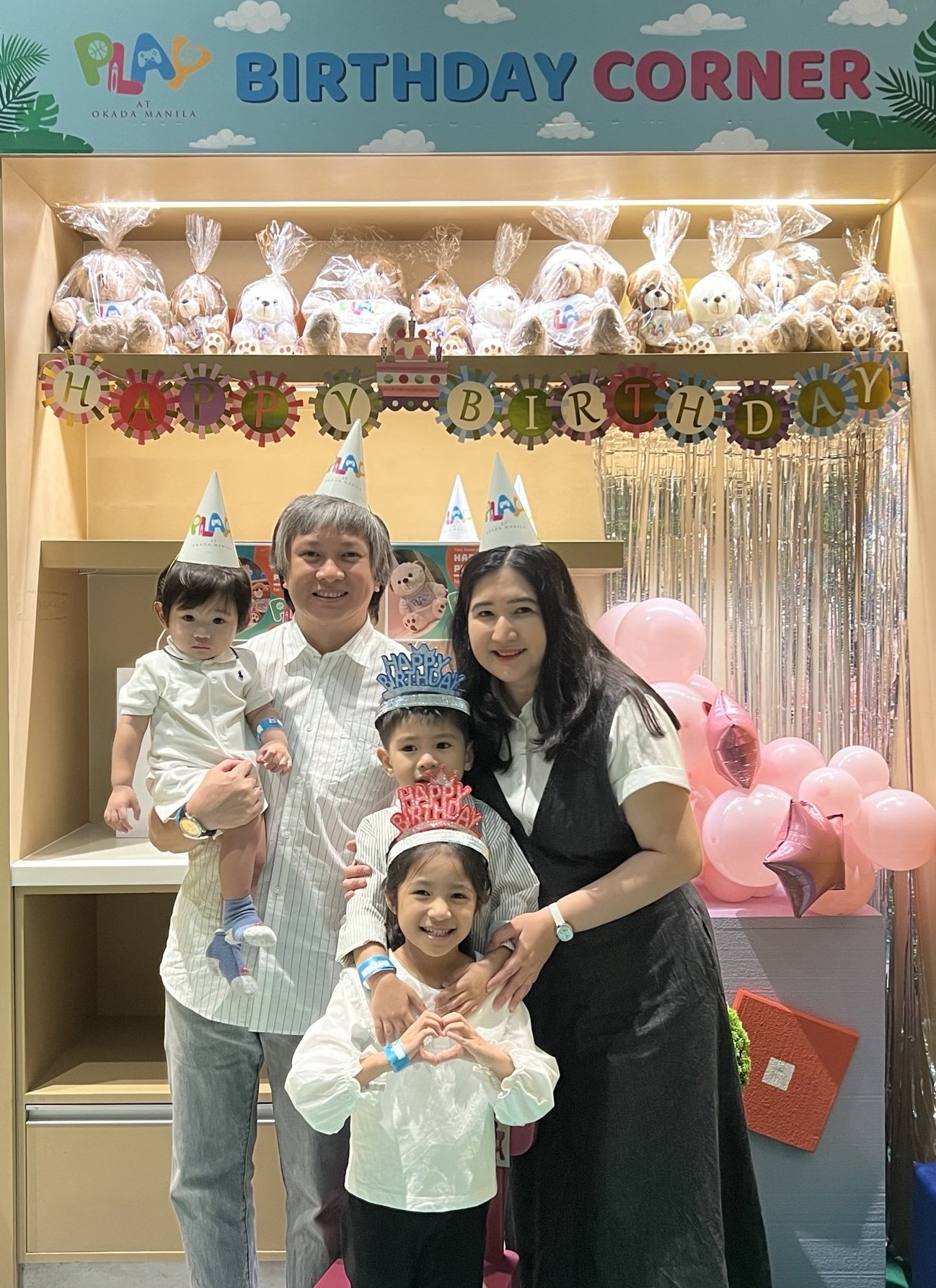 Recent family photo at Okada Manila, Philippines