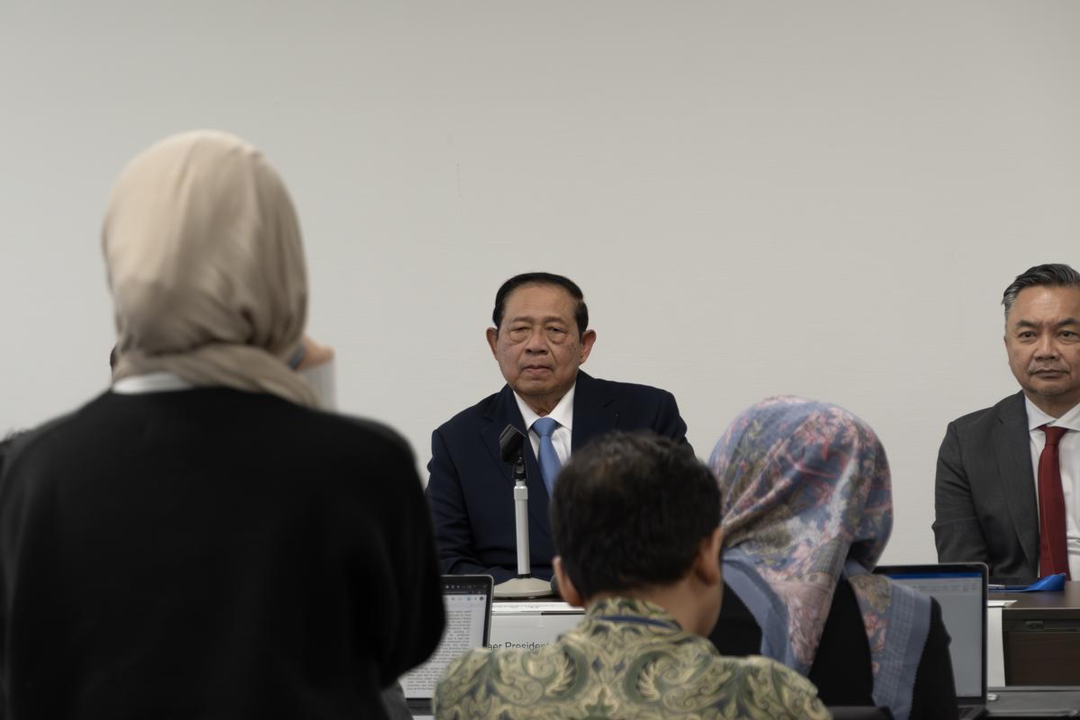 Special Lecture by the Sixth President of the Republic of Indonesia, Dr. Susilo Bambang Yudhoyono held on March 6, 2025 -exchange session with Indonesian students studying in Japan, including those at GRIPS